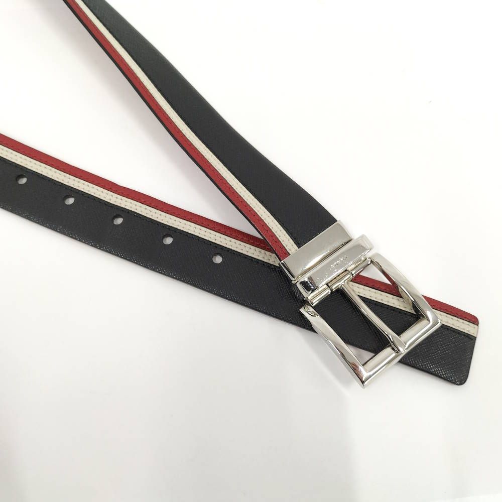 Prada Belt Leather Belts Black