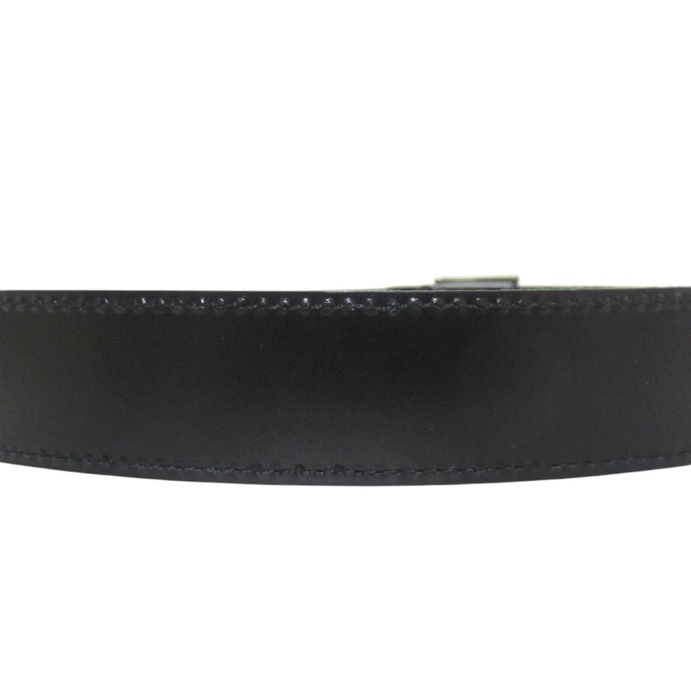 Gucci GG Jacquard Reversible Leather Belt 90 36 Black