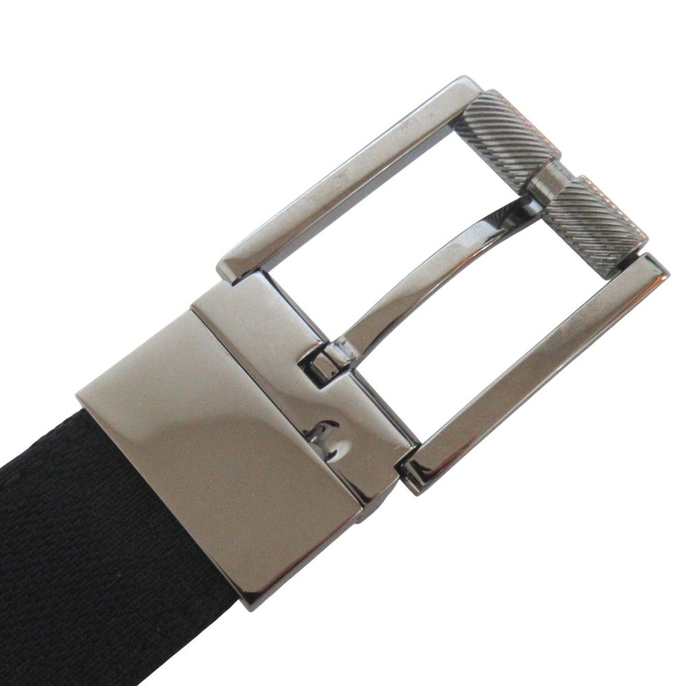 Gucci GG Jacquard Reversible Leather Belt 90 36 Black