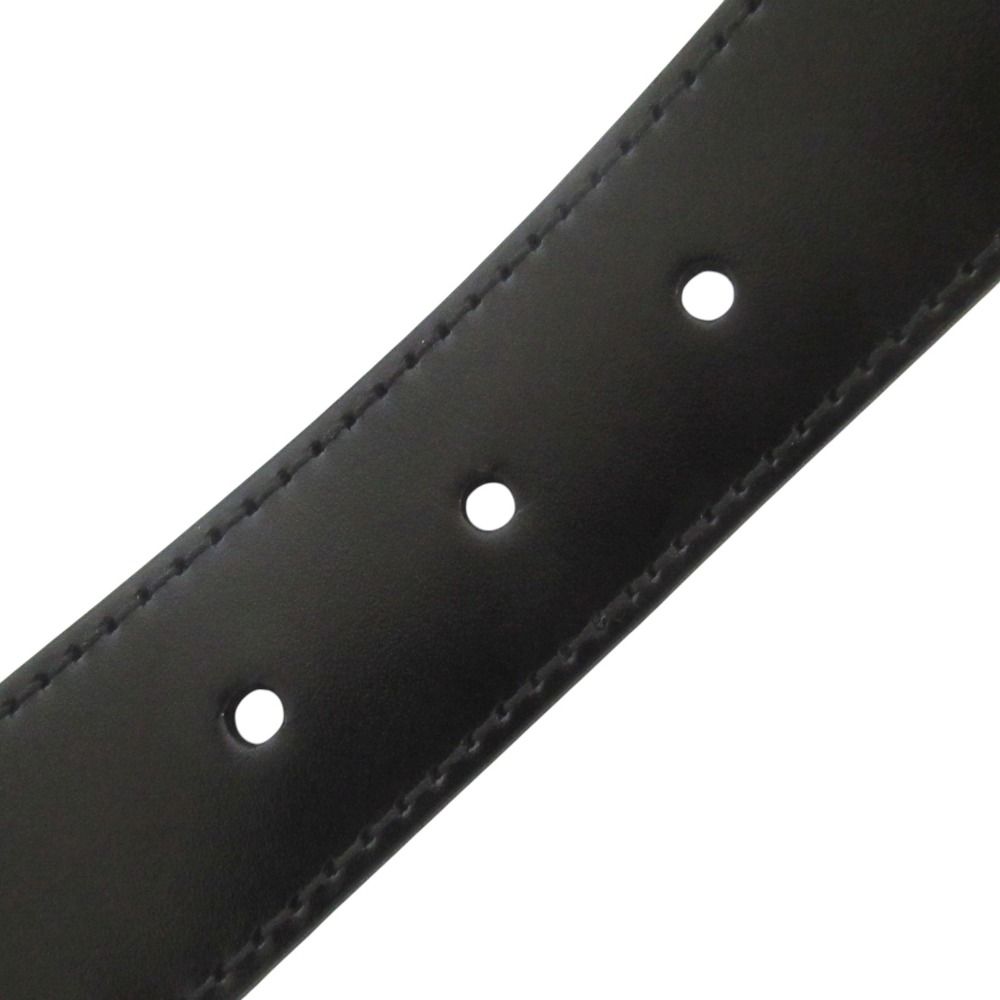 Gucci GG Jacquard Reversible Leather Belt 90 36 Black