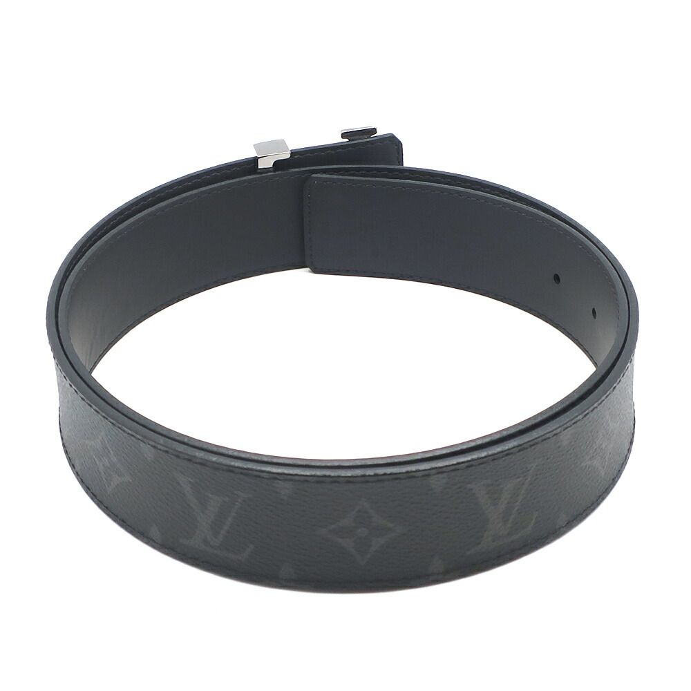 Louis Vuitton Tenture Ceinture Monogram Eclipse Black Belt Calf Leather