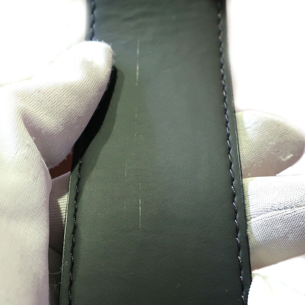 Louis Vuitton Tenture Ceinture Monogram Eclipse Black Belt Calf Leather