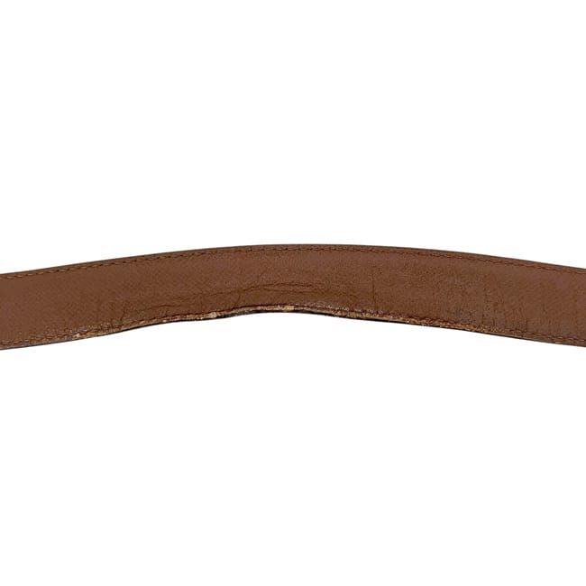 Louis Vuitton Belt Ceinture Classic Brown Taiga Waist 100 25 Leather
