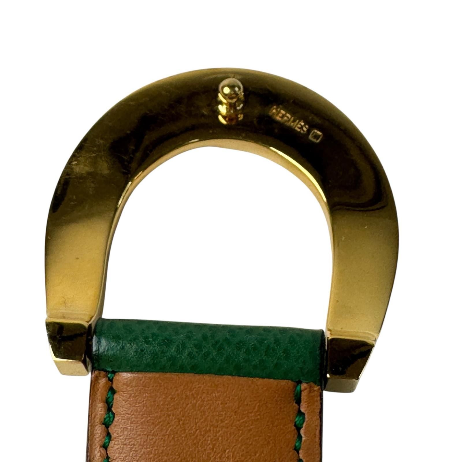Hermes Horse Shoe Belt Horseshoe GD 70 Vintage
