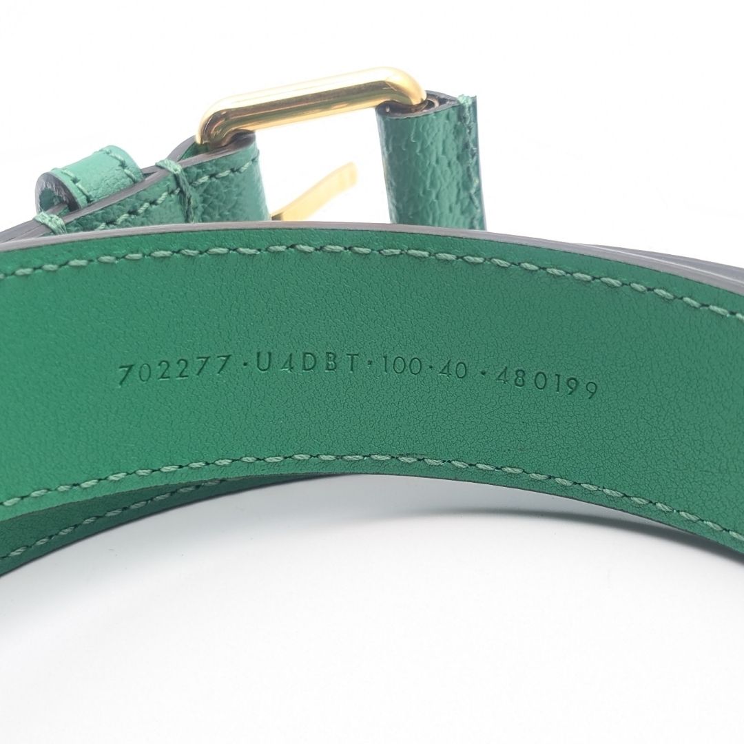 Gucci Adidas Collaboration Leather Belt