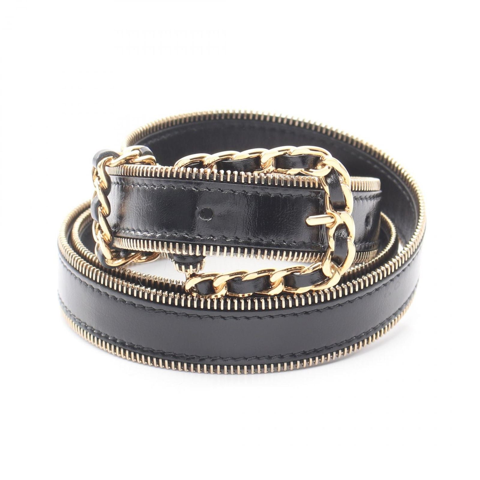 Chanel Belt CC Logo Leather