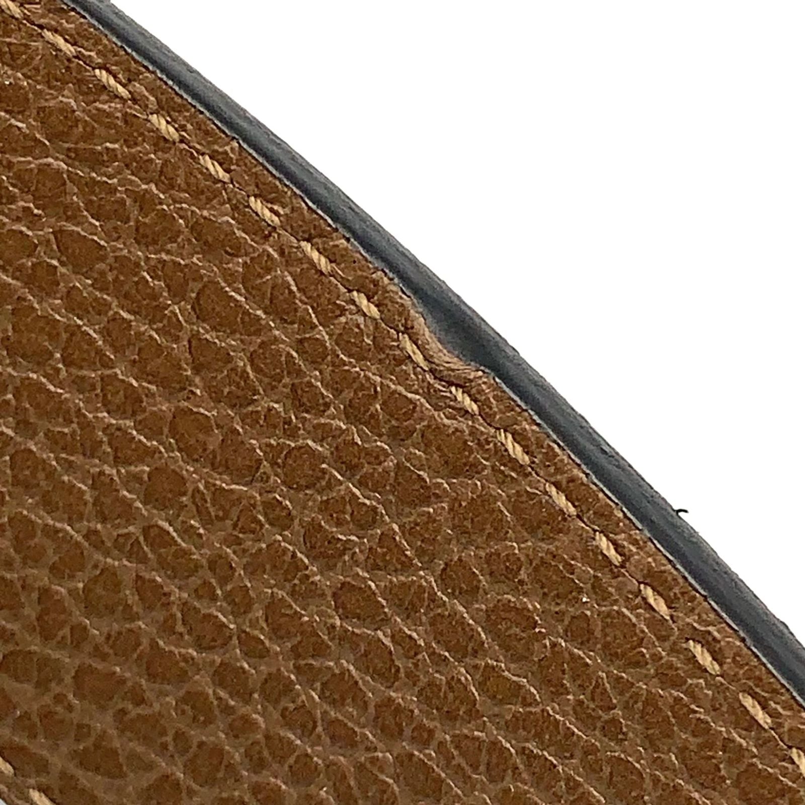 Gucci Interlocking Reversible Leather Brown Black Belt Silver