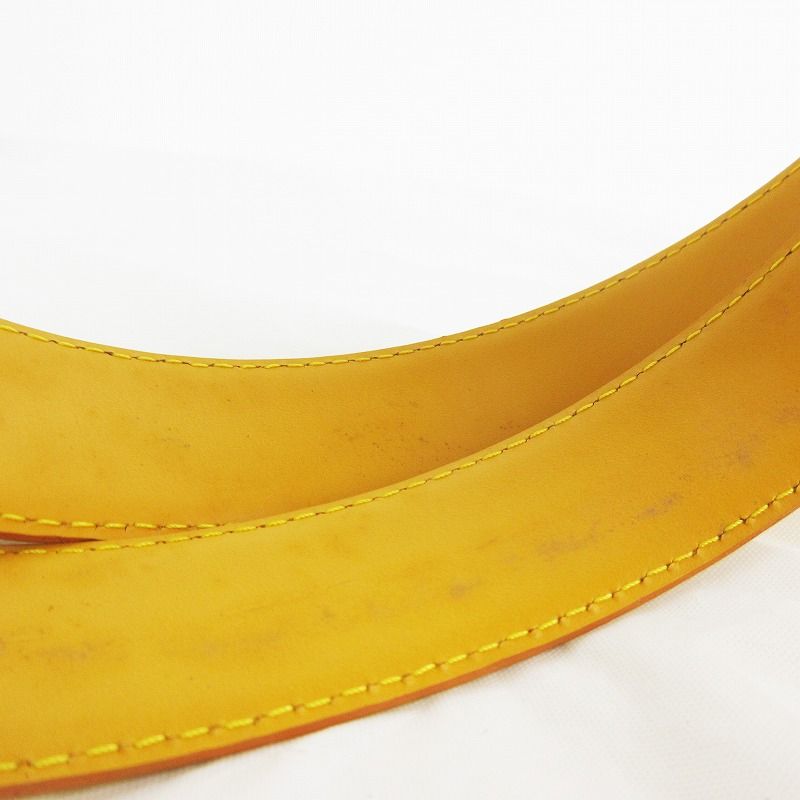 Louis Vuitton Epi Ceinture Plain Belt 85 34 Tassili Yellow Gold Leather