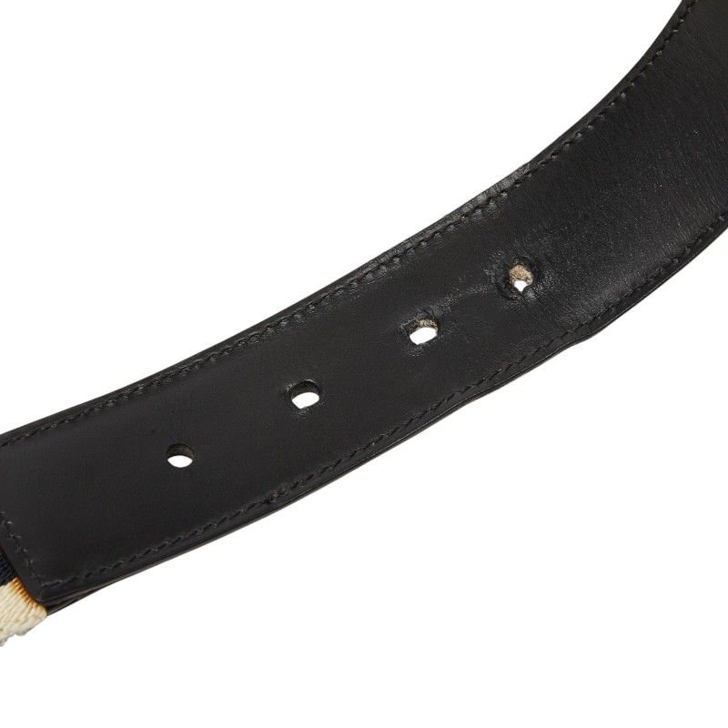 Gucci Sherry Line Belt 85 34 Multicolor Canvas Leather