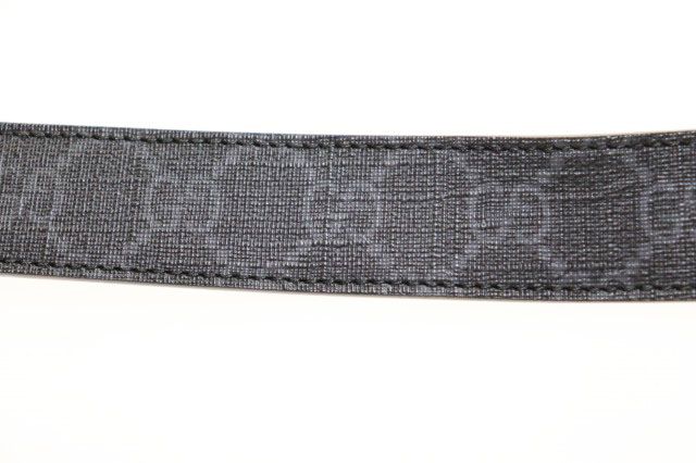 Gucci GG Marmont Belt 85 34 Leather Black All Over Pattern Aa