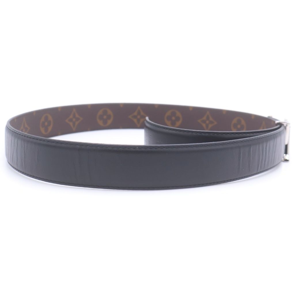 Louis Vuitton Pretty LV Reversible Belt Black Brown Silver