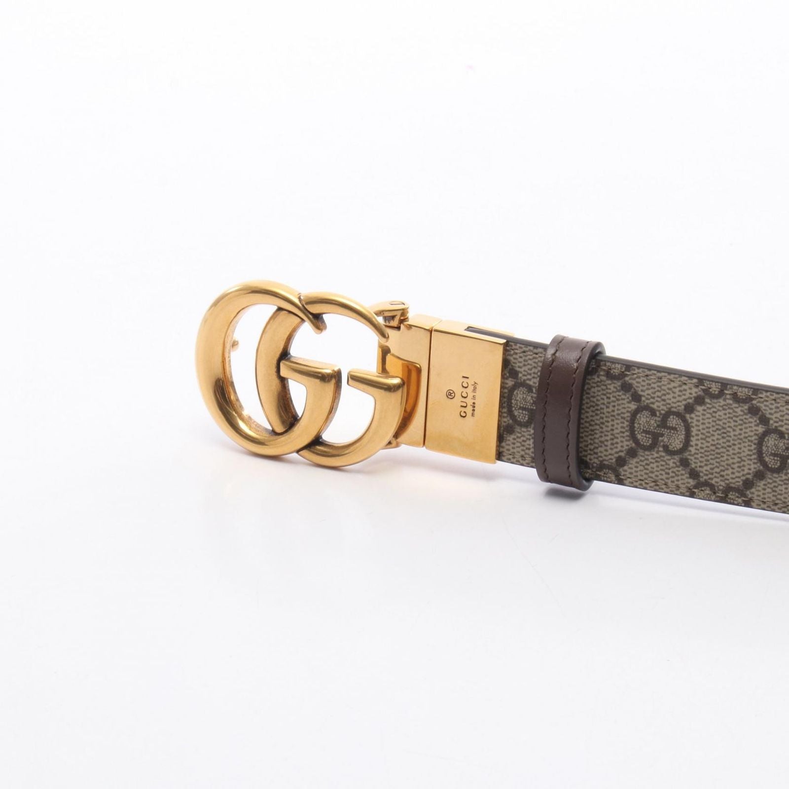 Gucci Belt GG Marmont Supreme Leather