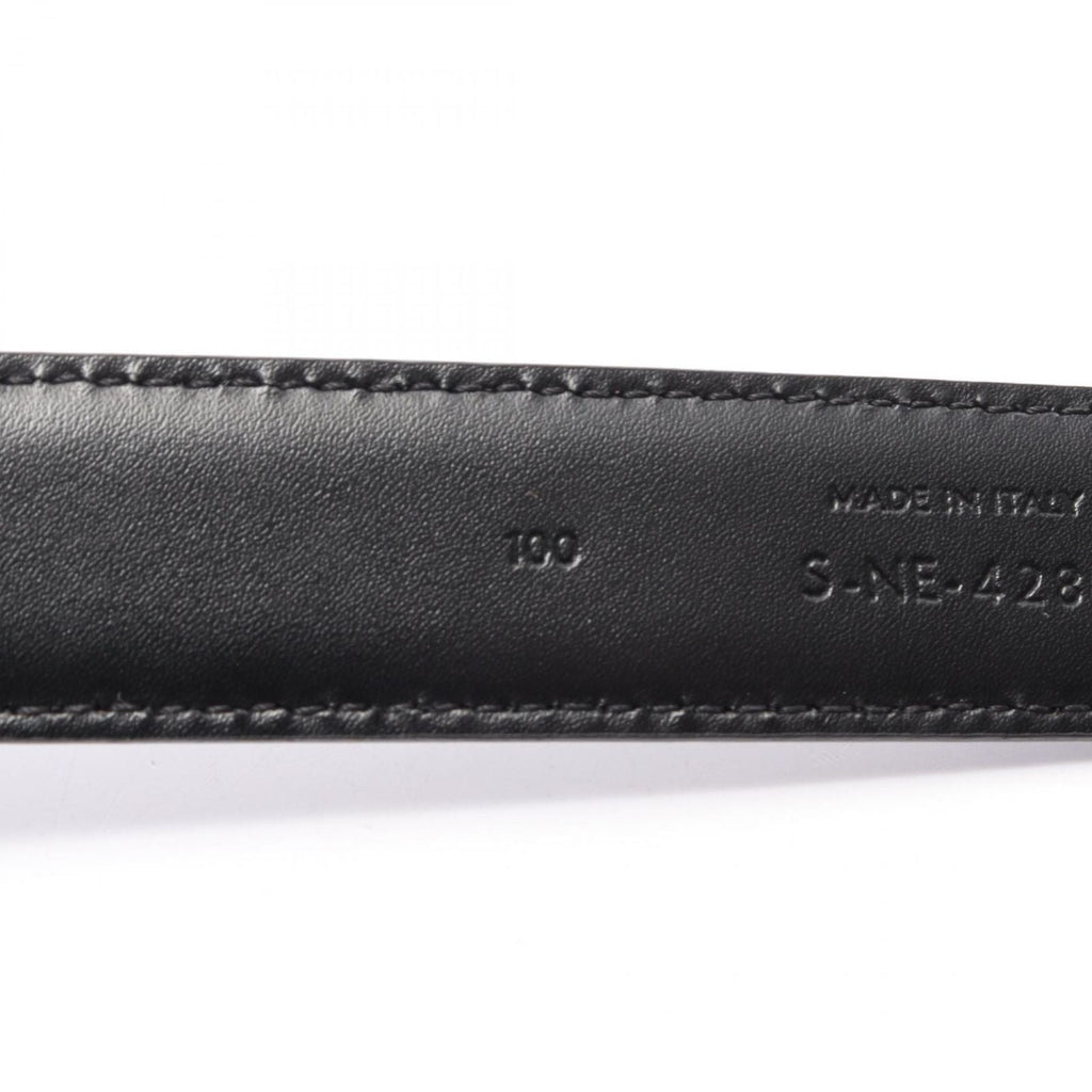 Celine Belt Triomphe 25 Silver Leather