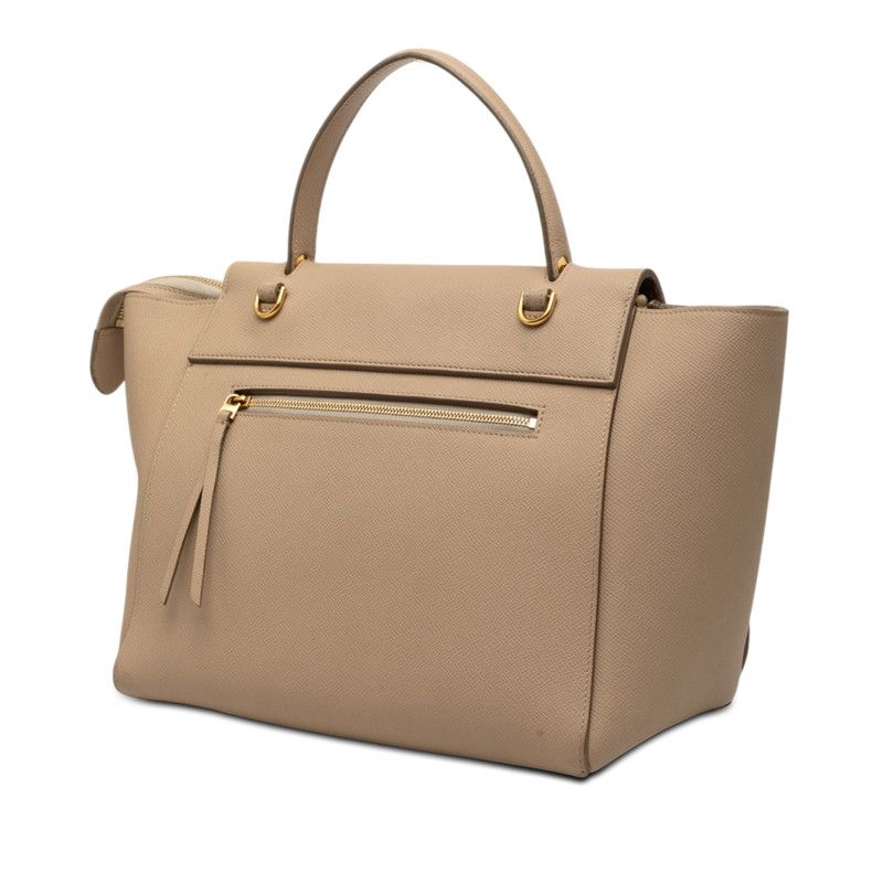 Celine Belt Bag 2-Way Beige Leather