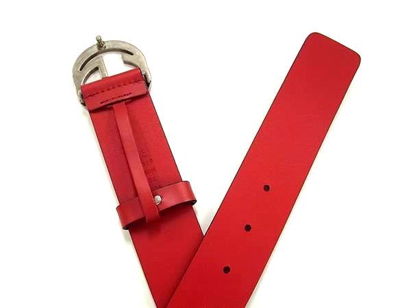 Gucci Interlocking Leather Silver 95 38 Red Belt