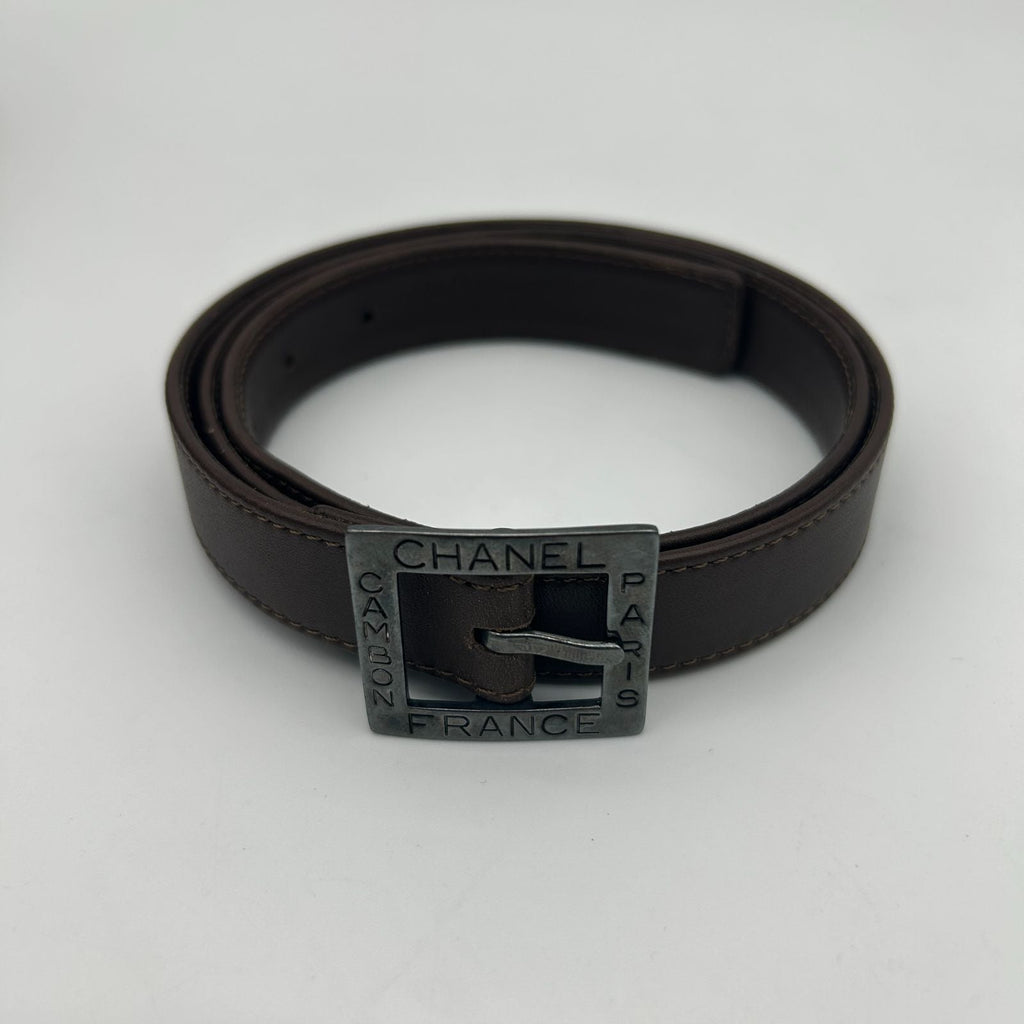 Chanel Belt Leather Black