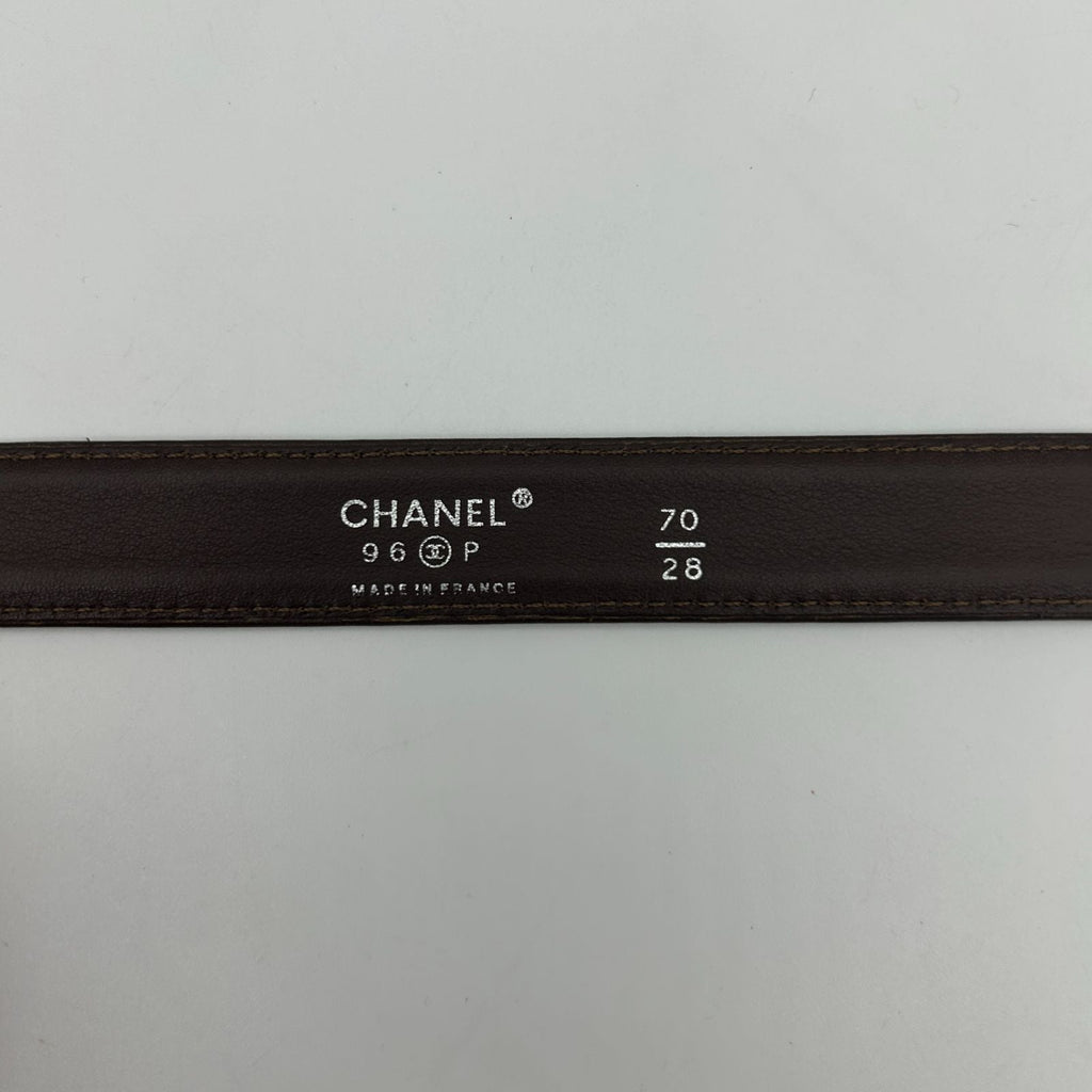 Chanel Belt Leather Black
