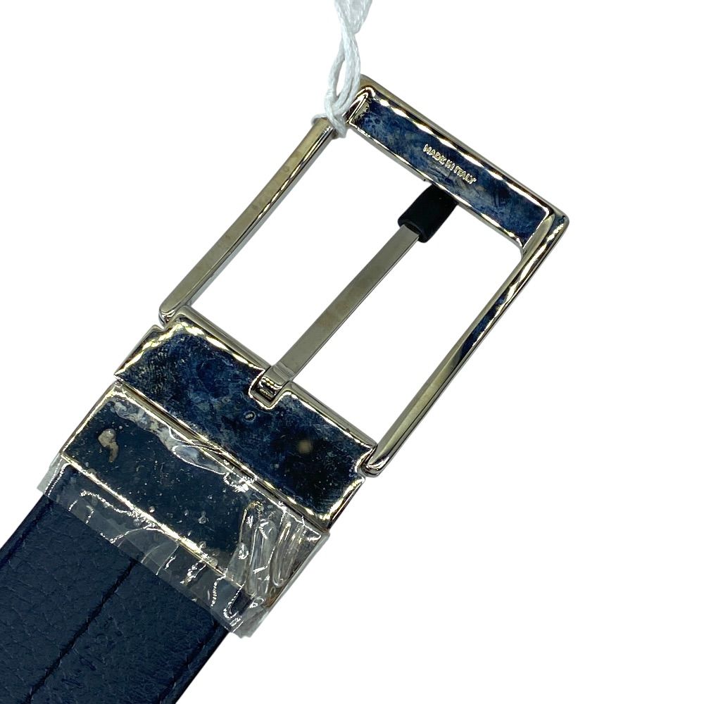 Dior Logo Buckle Belt Leather Black Daily Practical