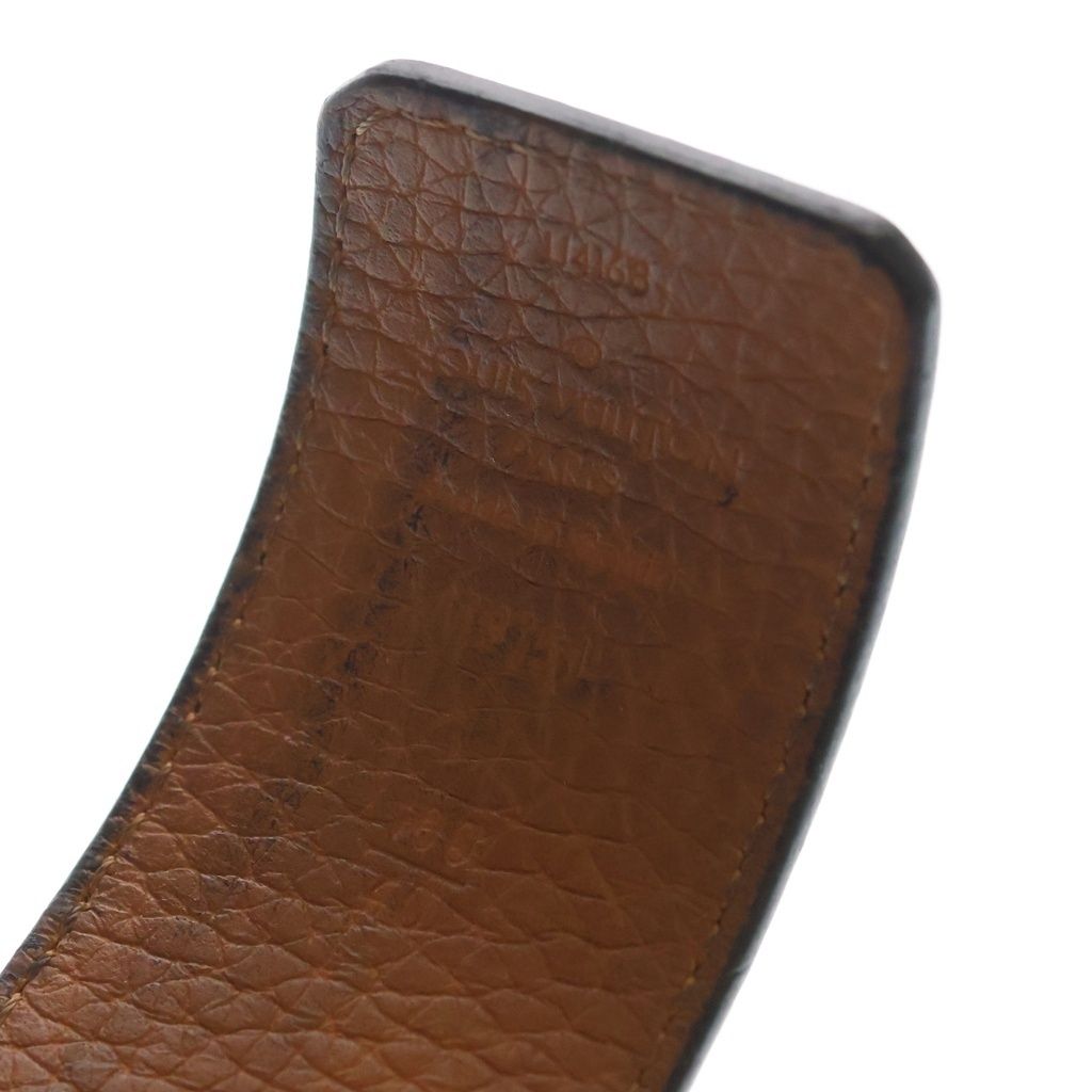 Louis Vuitton LV Initial Ceinture Reversible Leather 40 Black Brown Belt