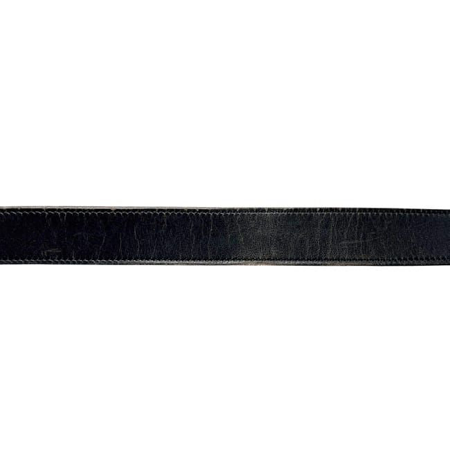 Hermes Belt Black Brown Evelyne Waist 94 30 Box Calf Togo Perforated Logo Buckle