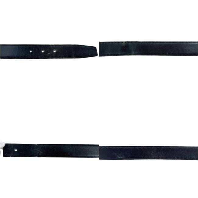 Hermes Belt Black Brown Constance Waist 93 30 Box Calf Togo Logo Buckle