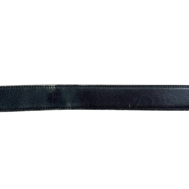 Hermes Belt Black Brown Constance Waist 93 30 Box Calf Togo Logo Buckle