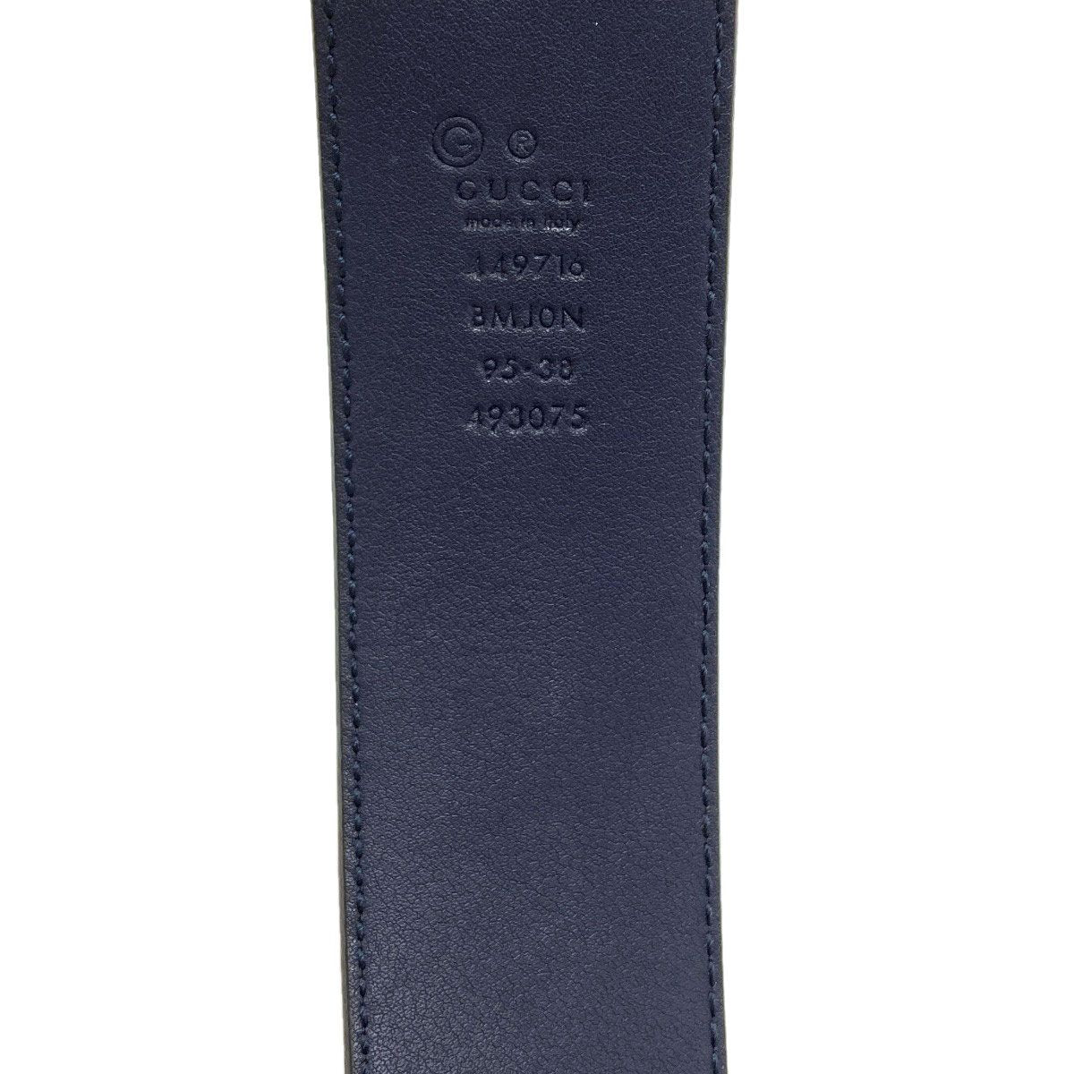 Gucci GG Signature Guccissima Belt Leather