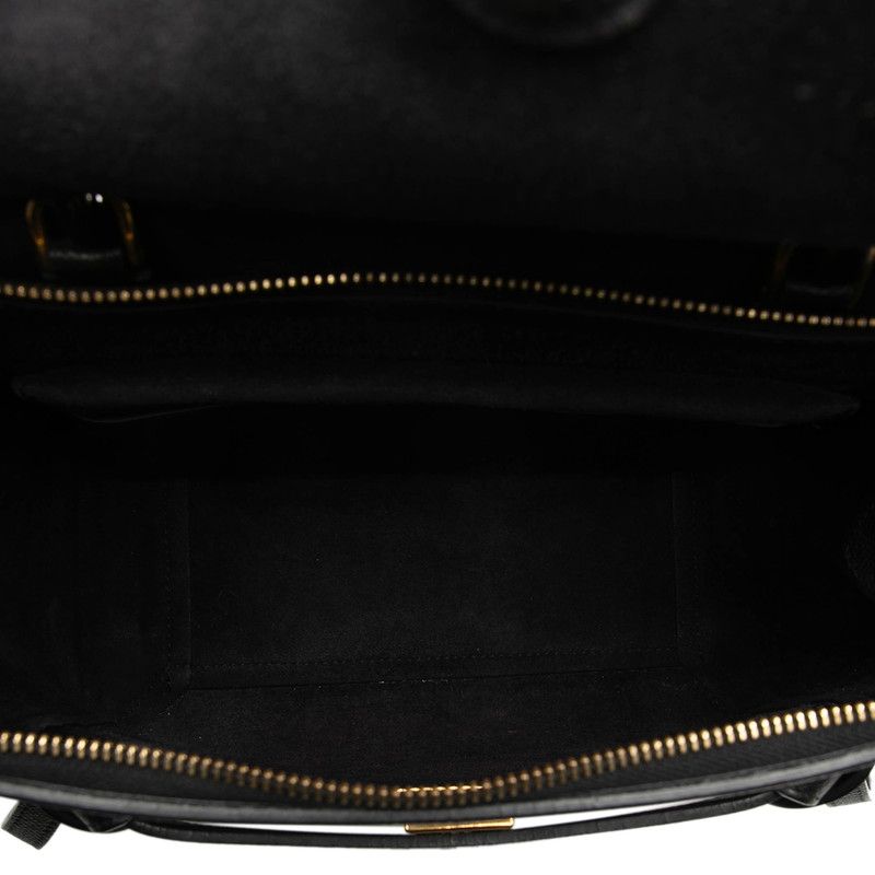 Celine Belt Bag Micro 2-Way Black Leather