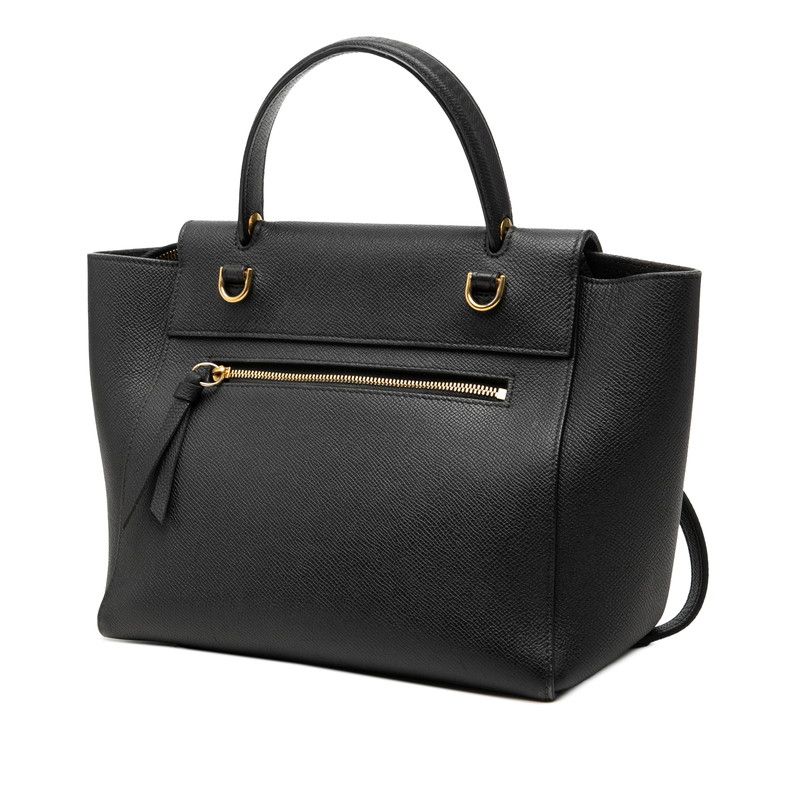Celine Belt Bag Micro 2-Way Black Leather