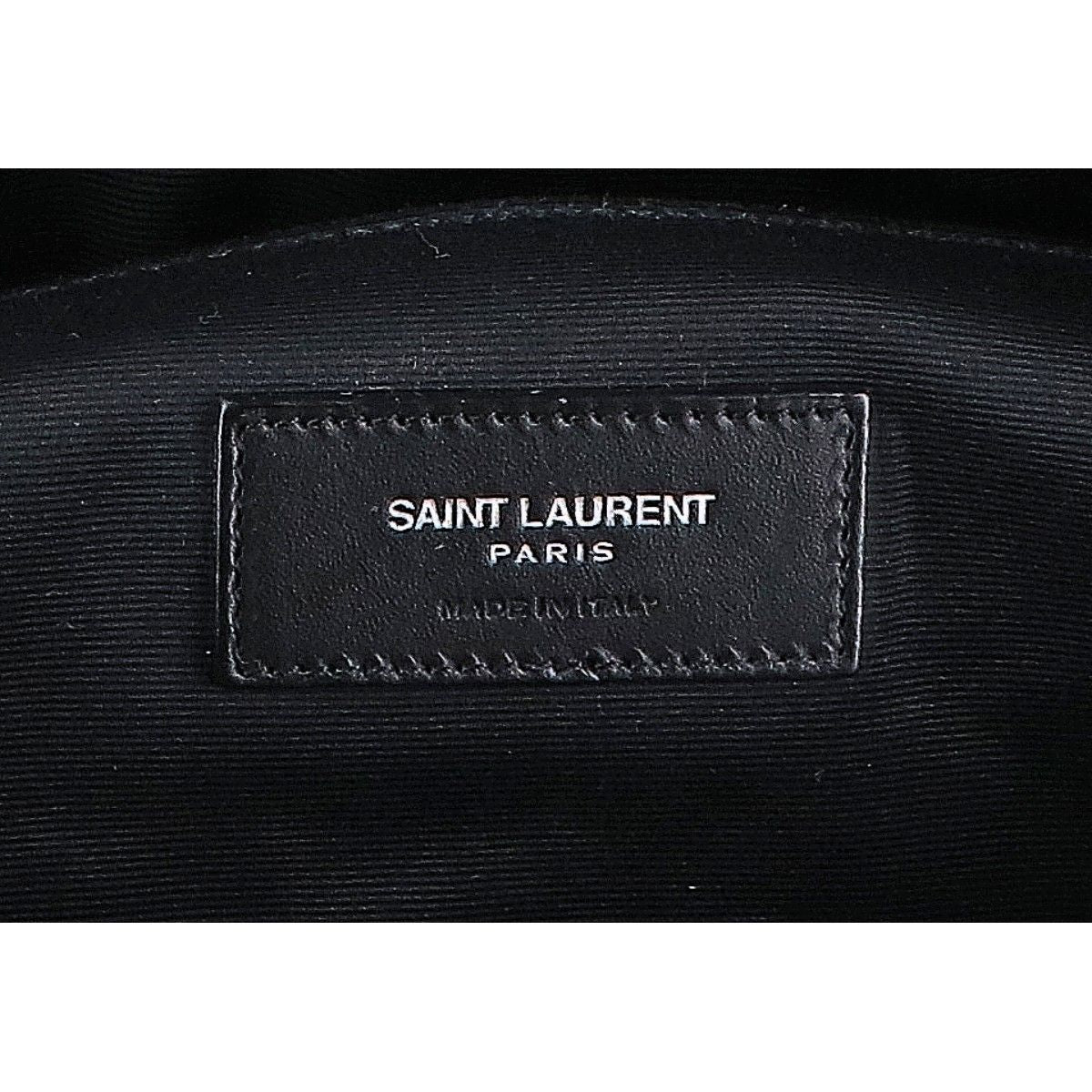 Saint Laurent Paris Canvas Leather Belt Bag
