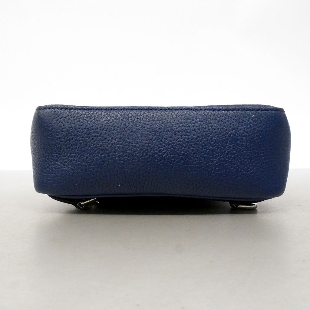 Gucci Belt Bag Jumbo GG Leather Blue Silver
