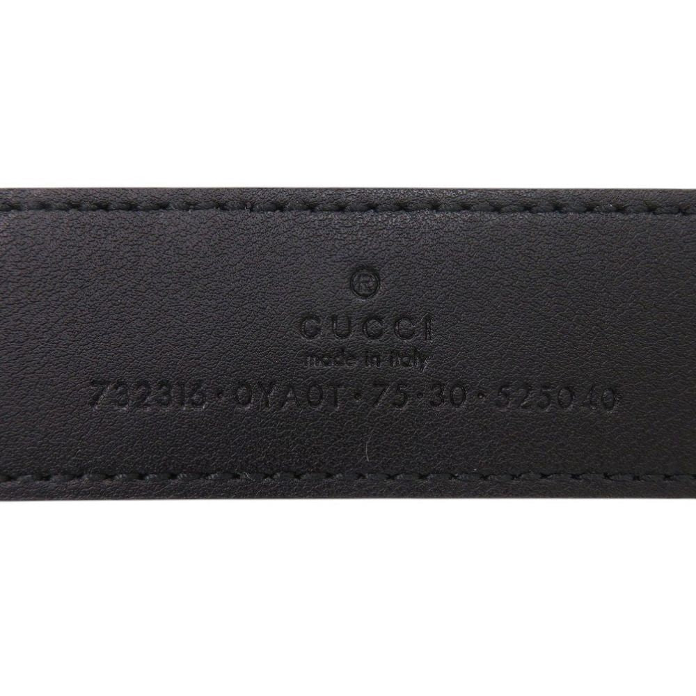 Gucci Leather Black Belt