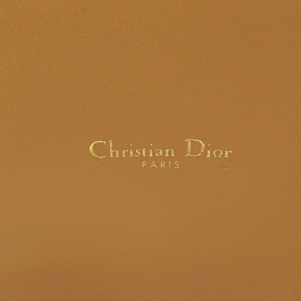 Dior Maxi Double Gold Buckle Belt Leather