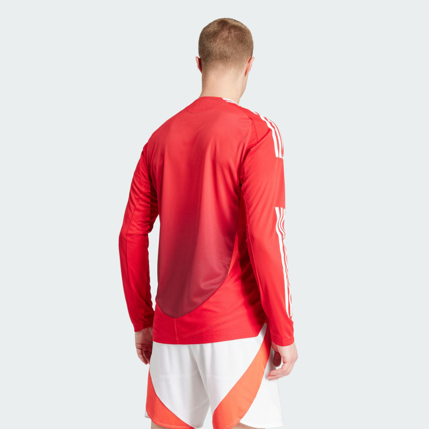 Men's adidas Manchester United 24/25 Long Sleeve Home Authentic Jersey