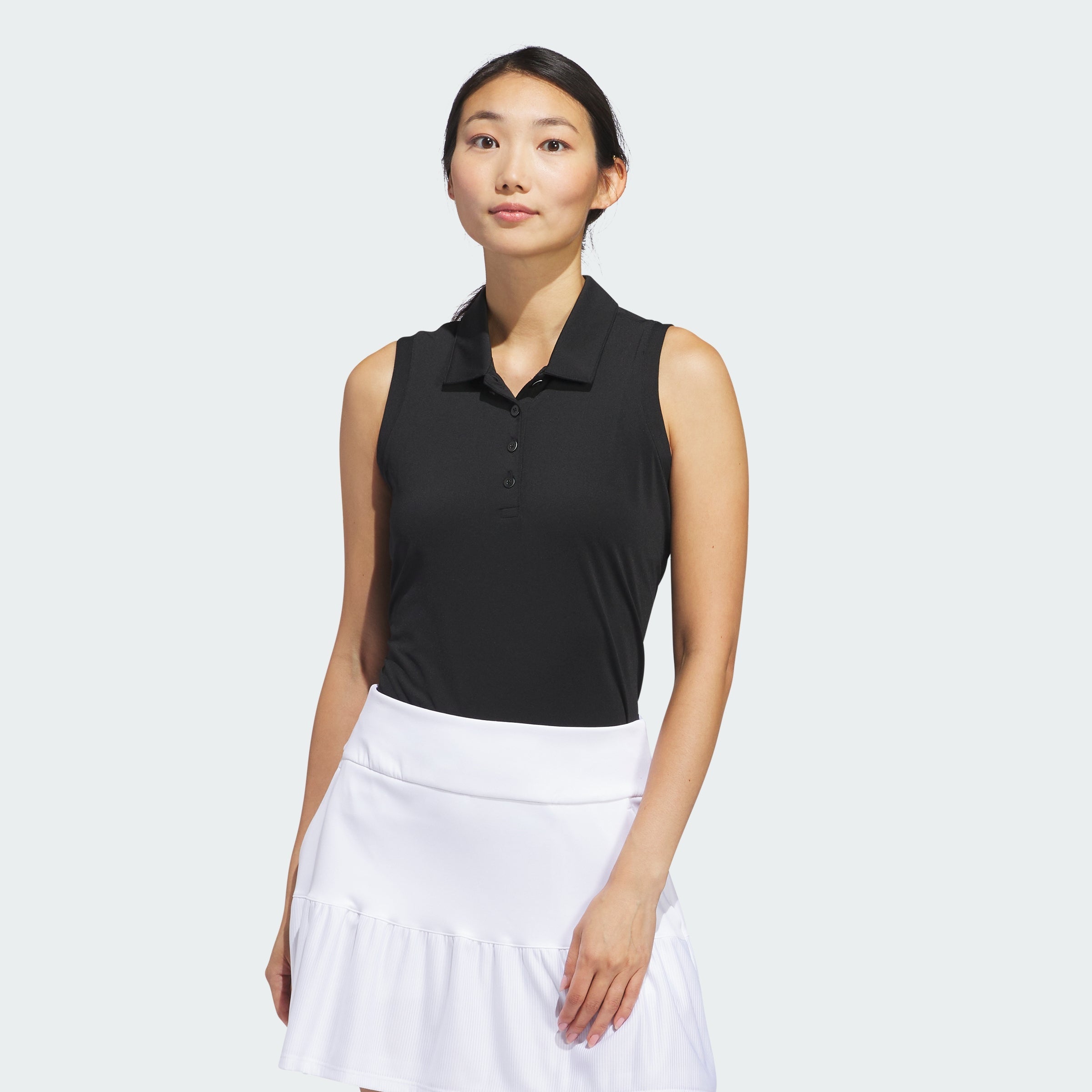 Women's adidas Ultimate365 Solid Sleeveless Polo Shirt