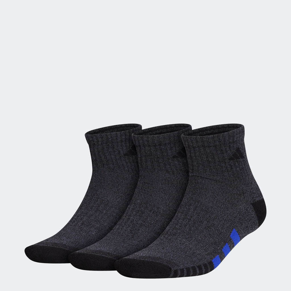 Cushioned Color Quarter Socks 3 Pairs