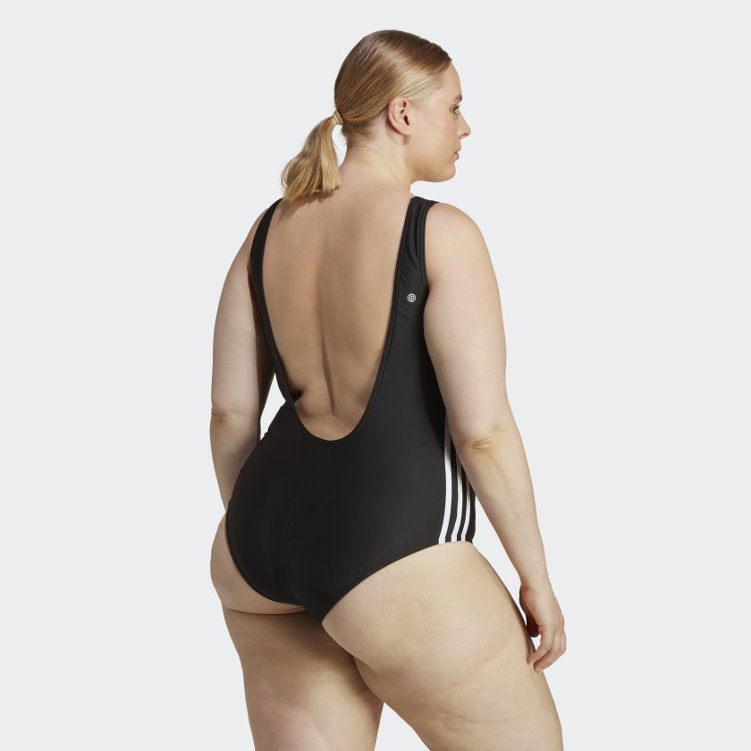 Women's adidas Adicolor 3-Stripes Swimsuit (Plus Size)