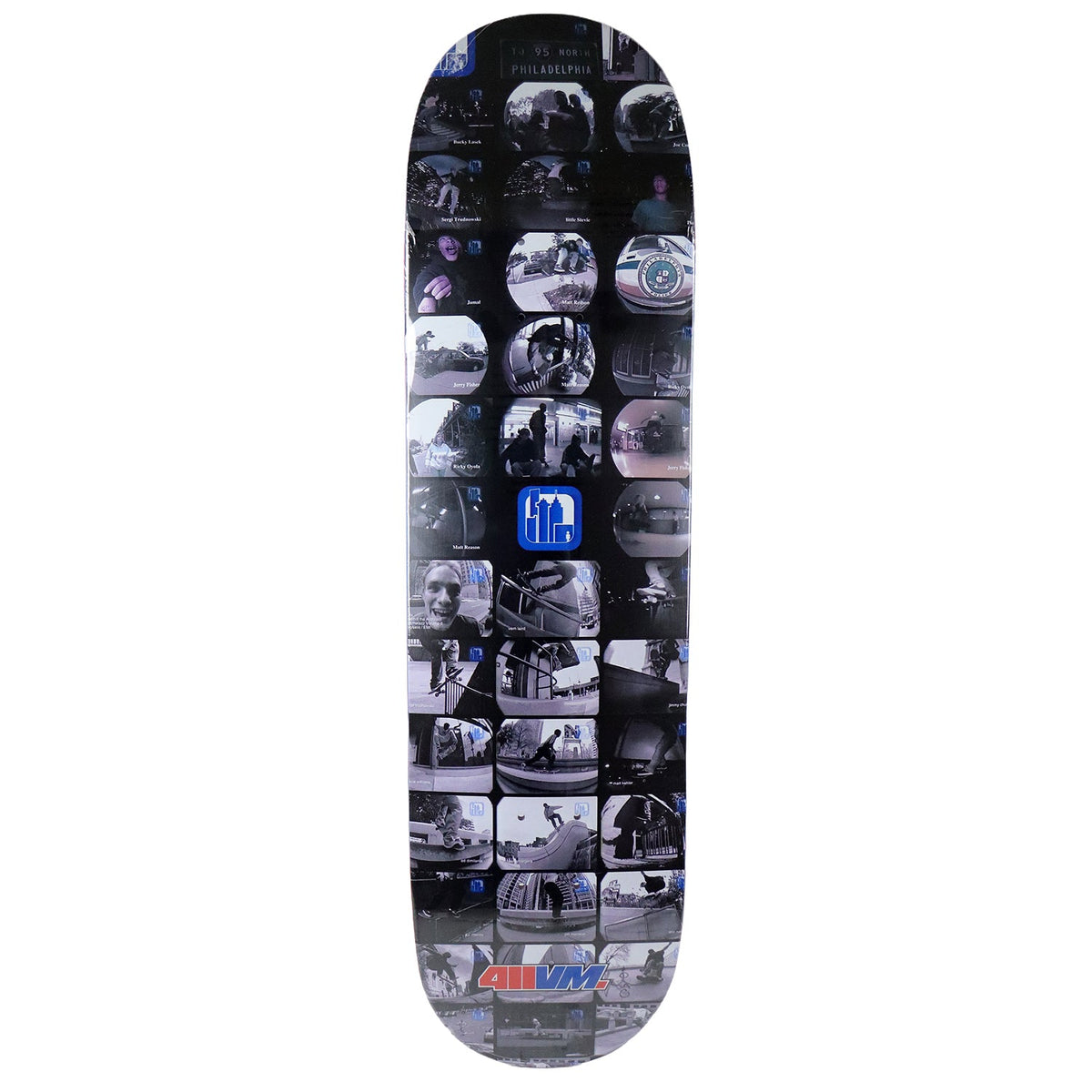 411VM Skateboard Deck Metrospective Frame Grab 8.25" x 32"