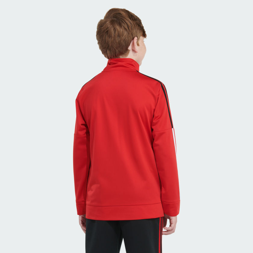 Kids' adidas Two-Piece Contrast 3-Stripe Tricot Track Set