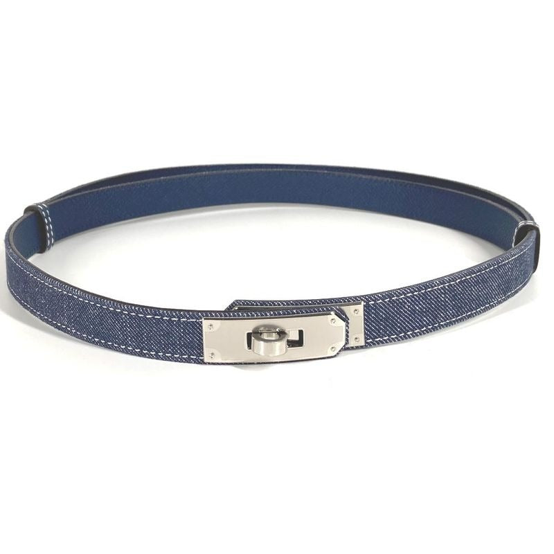Hermes Belt Jean 18Kelly Denim Blue