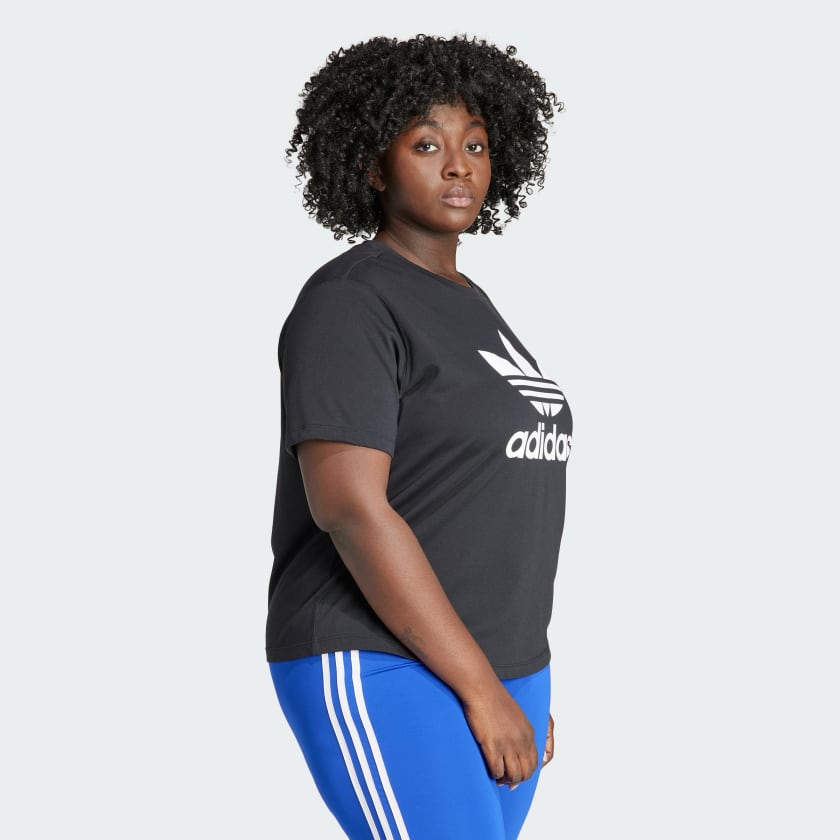 Women's adidas Adicolor Trefoil Boxy Tee (Plus Size)