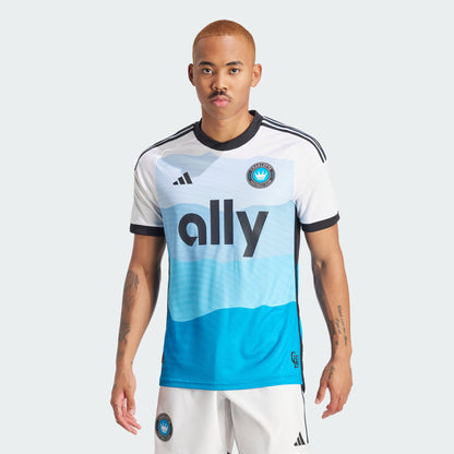 Men's adidas Charlotte FC 24/25 Home Authentic Jersey