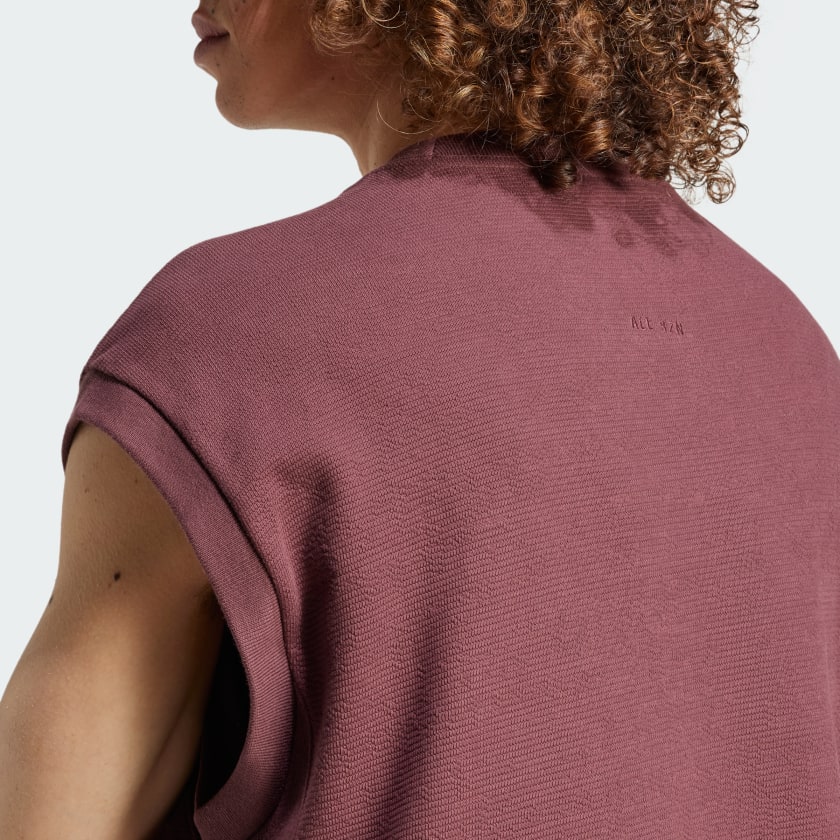 Men's adidas Elevated All SZN Cloud Jersey Sleeveless Crew Tee