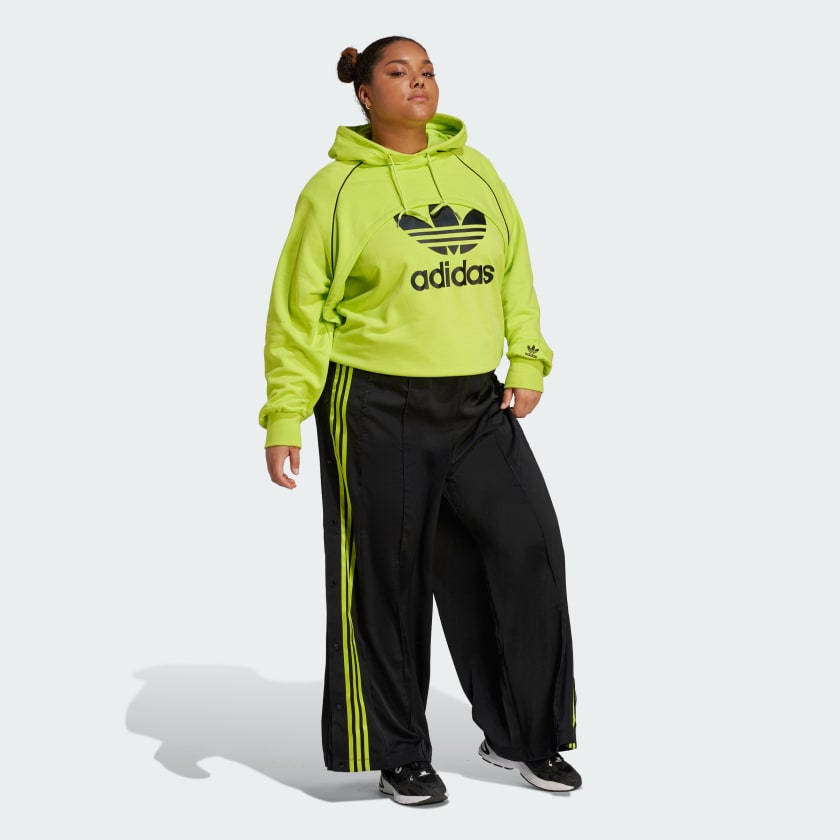 Women's adidas Adibreak Satin Wide Leg Pants (Plus Size)