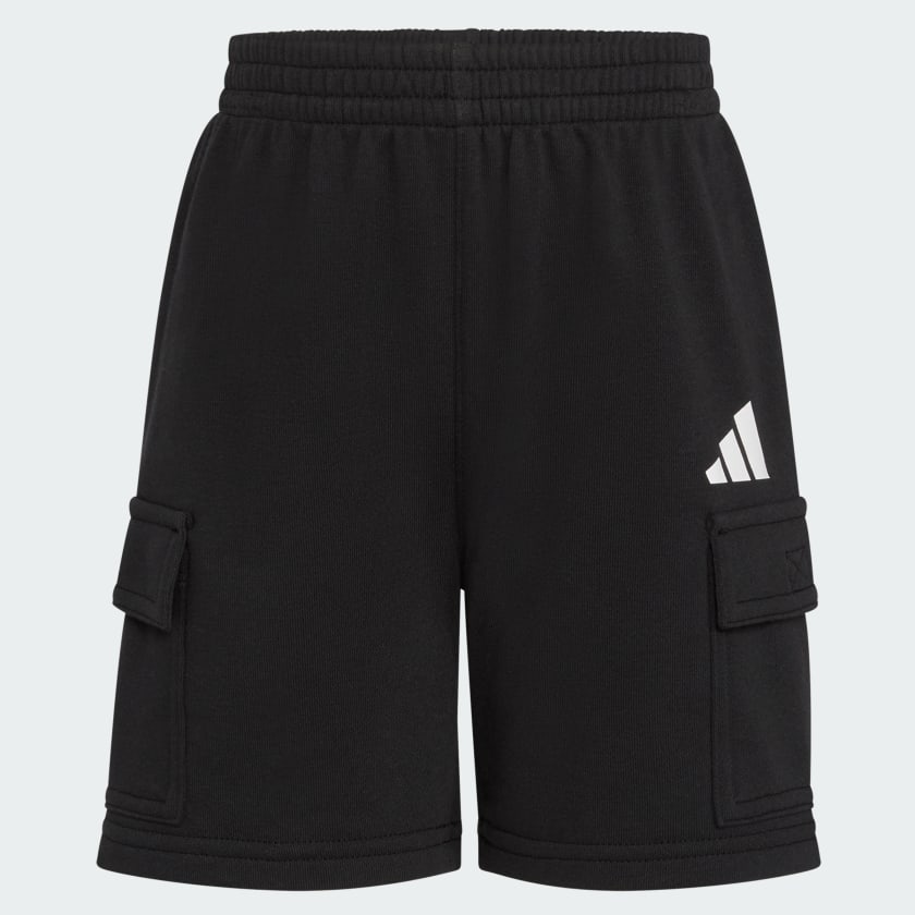 Kids' adidas Two-Piece Short Sleeve Cotton Tee and Cargo French Terry Shorts Set