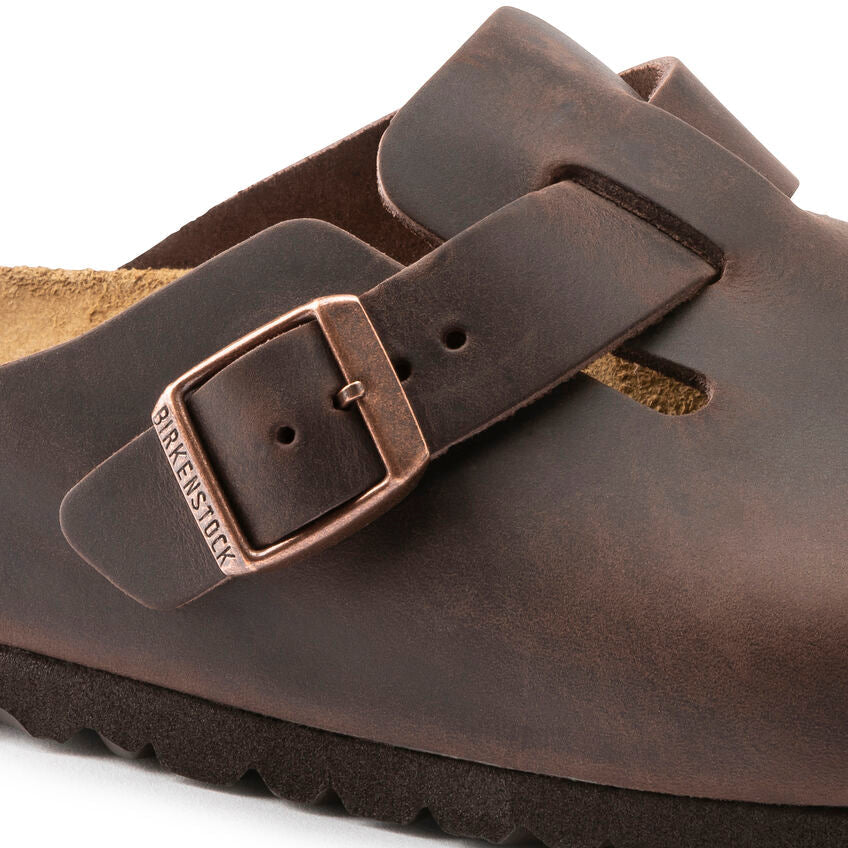 Unisex Boston Oiled Leather Habana Regular/Wide