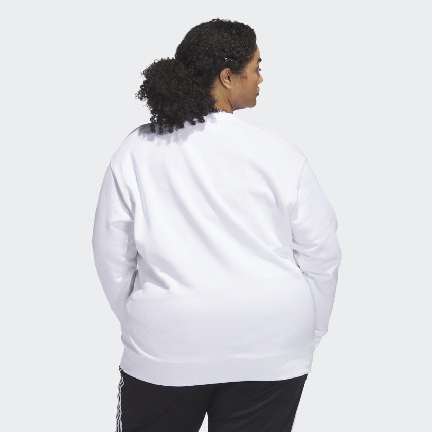 Women's adidas Adicolor Trefoil Crew Sweatshirt (Plus Size)