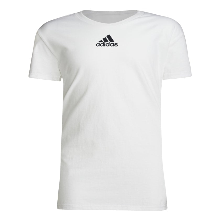 Kids' adidas SS PREGAME TEE BLANK LOGO