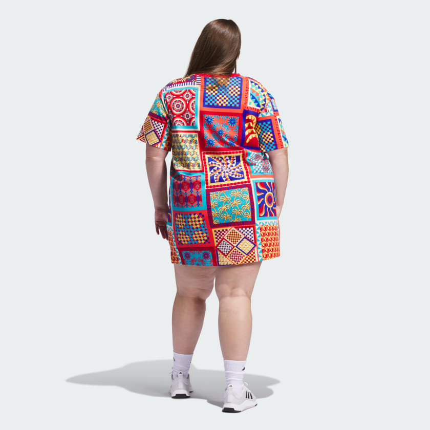 Women's adidas  x FARM Rio Slim Dress (Plus Size)