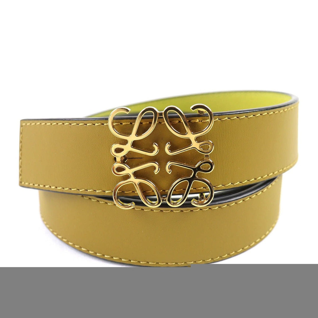 Loewe Anagram Buckle Leather Belt